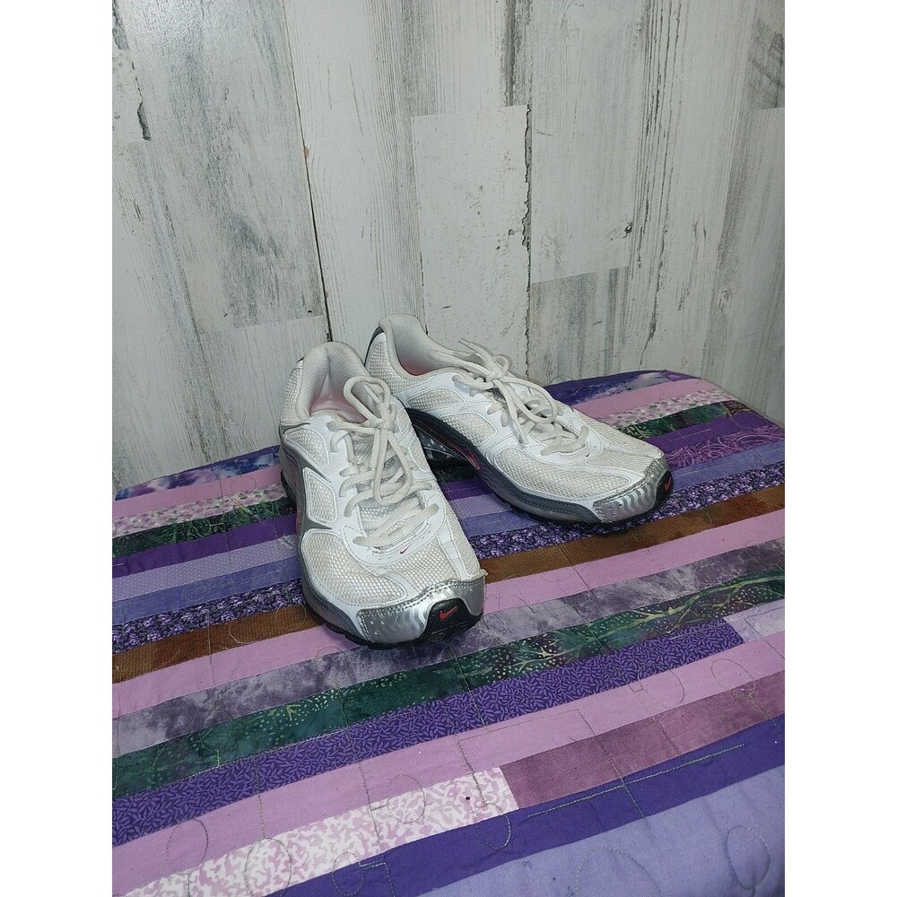 Nike Womens Reax Run 5 407987-116 White Running Shoes Sneakers Size 9